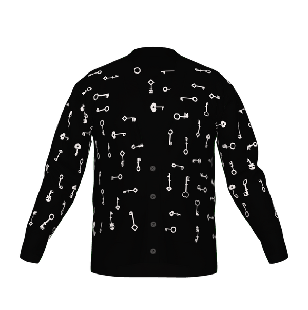 Black & White · “The Black Spot” Skeleton Keys: Cardigan