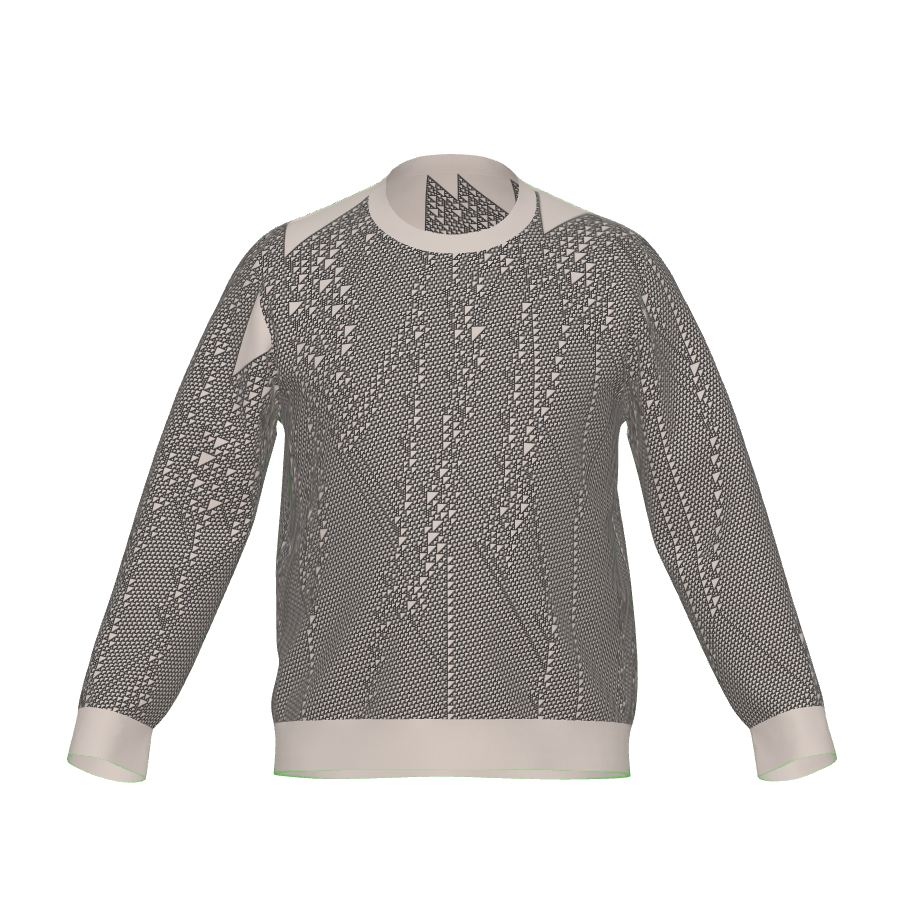 Grey & Cream|2XL