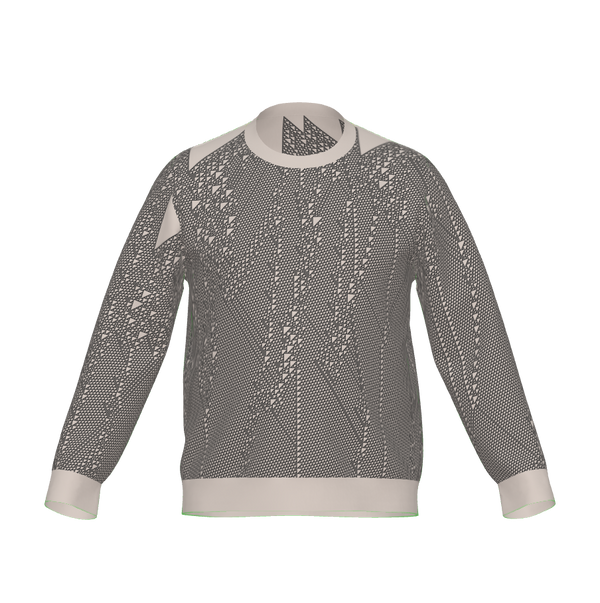 Grey & Cream · Rule 110 seed #14: Classic Fit