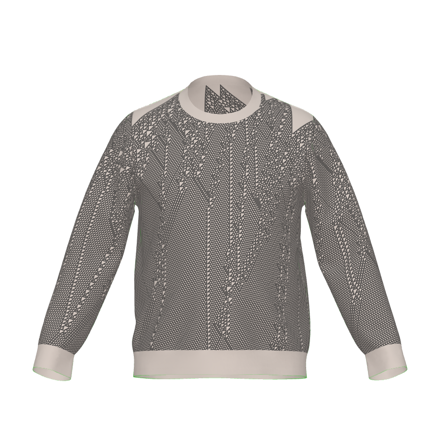 Grey & Cream|2XL