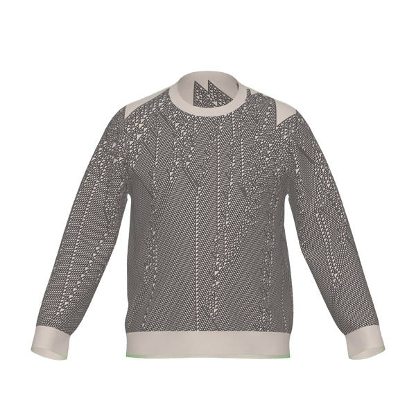 Grey & Cream · Rule 110 seed #15: Classic Fit