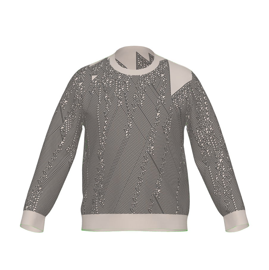 Grey & Cream|2XL