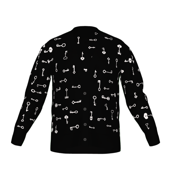 Black & White · “Walk The Plank” Skeleton Keys: Cardigan