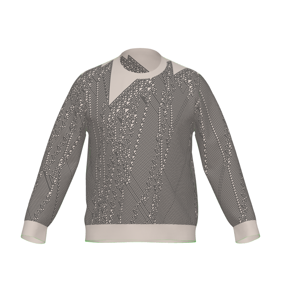Grey & Cream|2XL