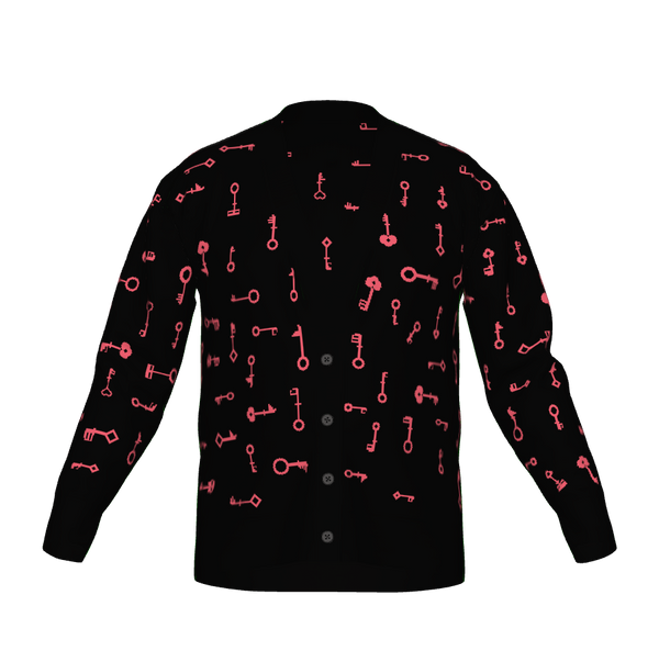 Black & Pink · “Zero Knowledge” Skeleton Keys: Cardigan