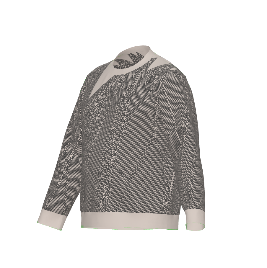 Grey & Cream|2XL
