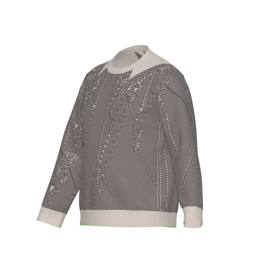 Grey & Cream|2XL