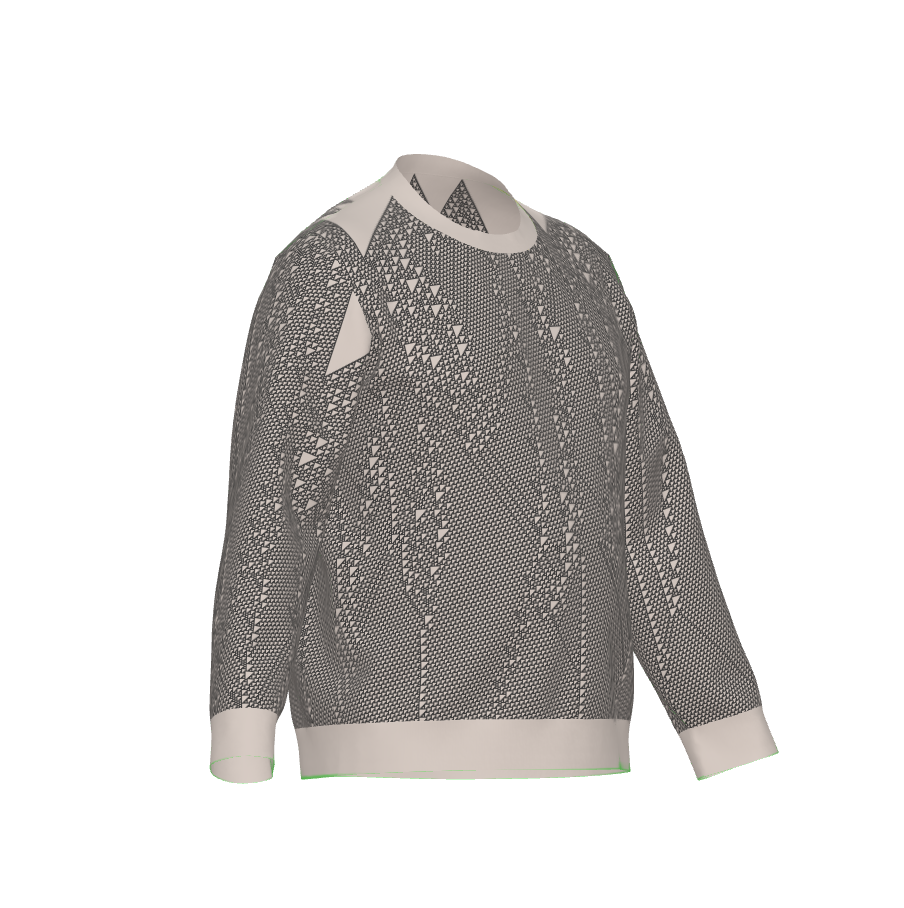 Grey & Cream|2XL