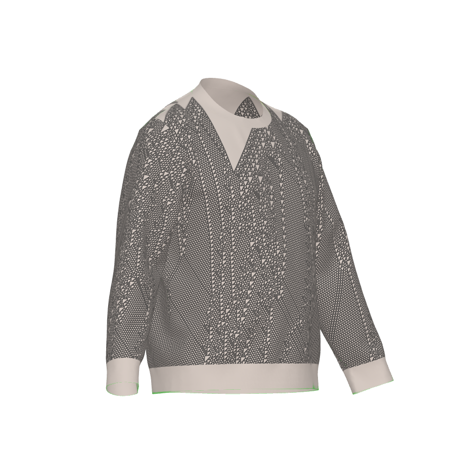 Grey & Cream|2XL