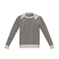 Grey & Cream|2XS
