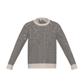 Grey & Cream|2XS