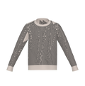Grey & Cream|2XS