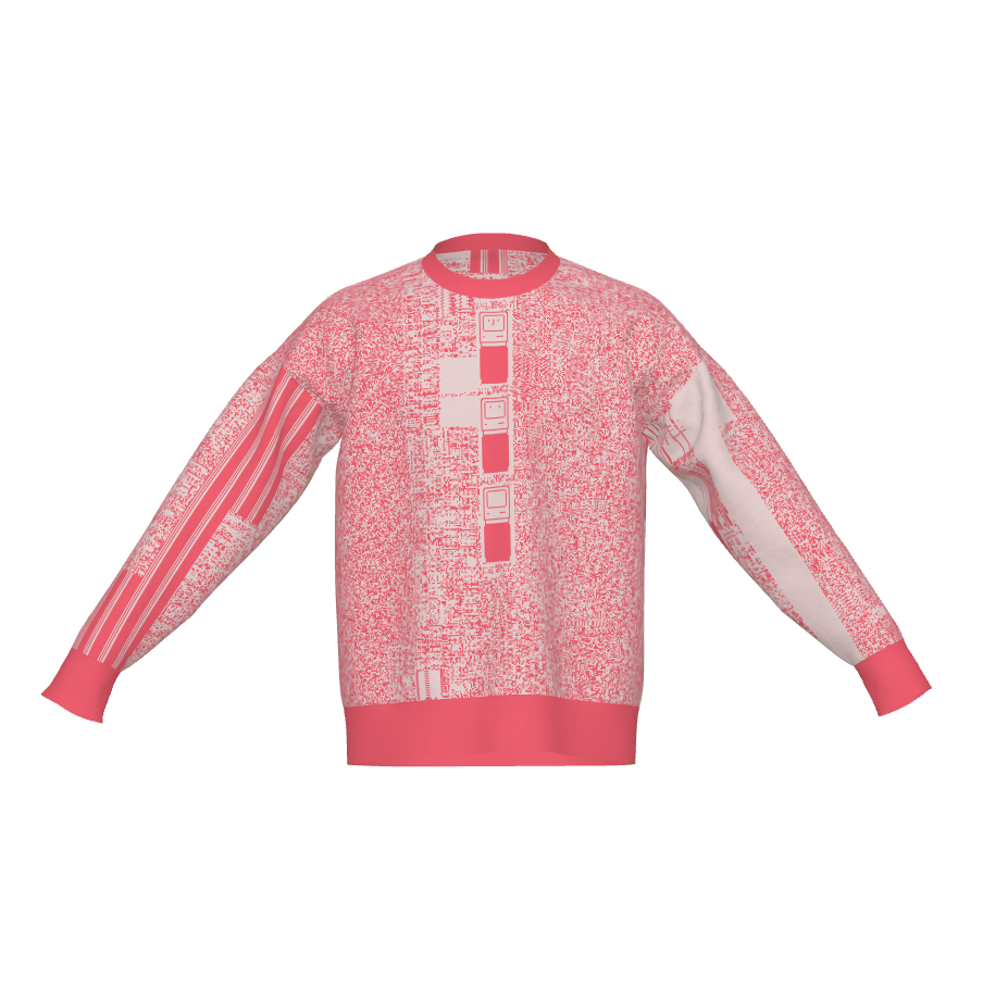 Hot Pink & Light Pink|2XS