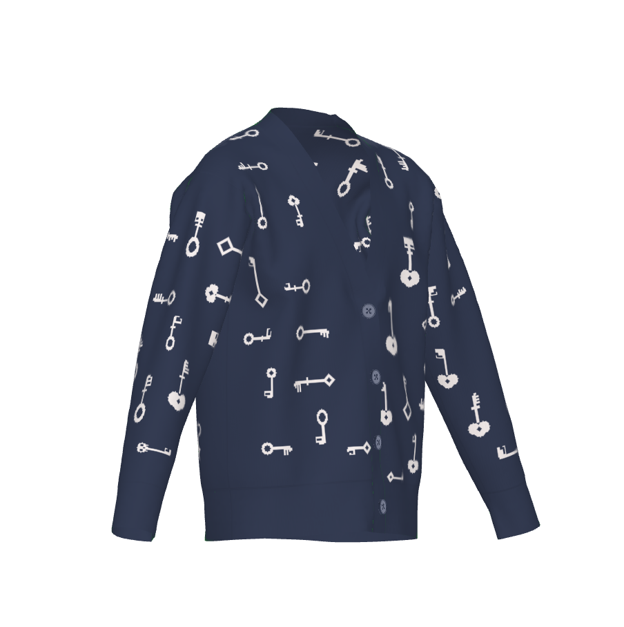 Navy & White|2XS