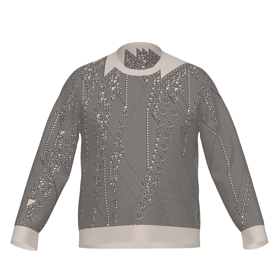 Grey & Cream|3XL