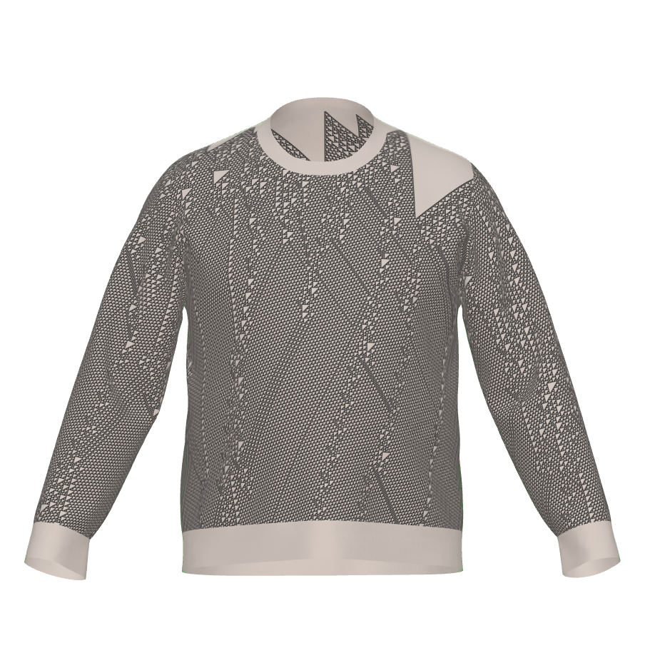 Grey & Cream|3XL