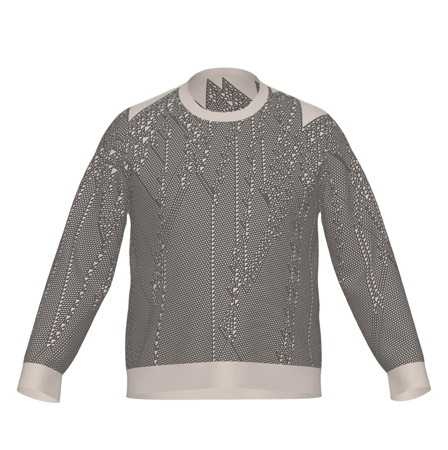 Grey & Cream|3XL
