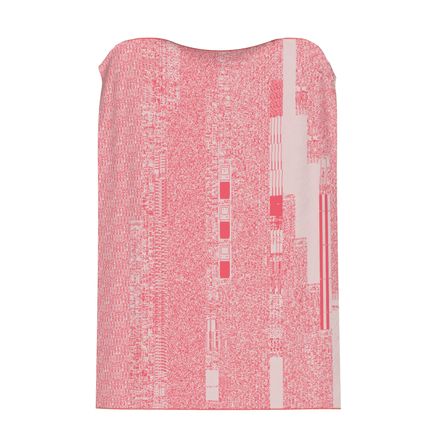 Hot Pink & Light Pink|40in x 56in