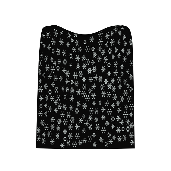 Black & Powder · “Icicles” Mini Snowflakes: Blanket