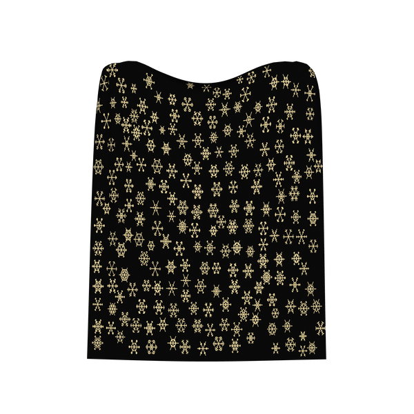 Black & Mellow · “Moonlight” Mini Snowflakes: Blanket
