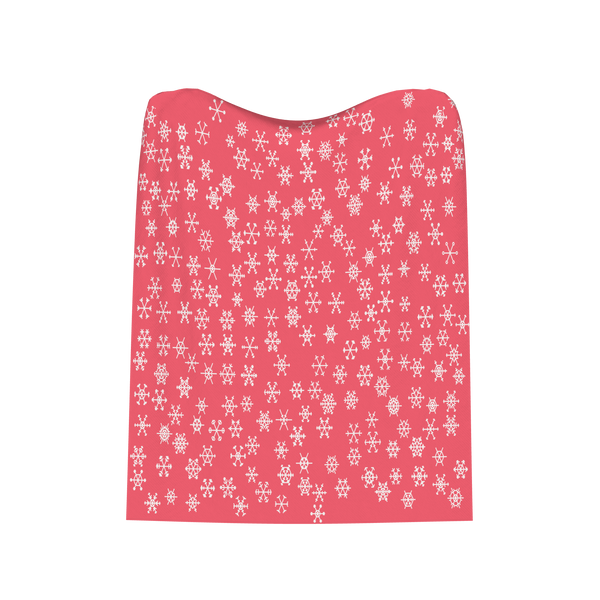 Hot Pink & White · “Rosy Cheeks” Mini Snowflakes: Blanket