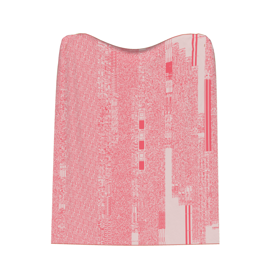 Hot Pink & Light Pink|50in x 60in