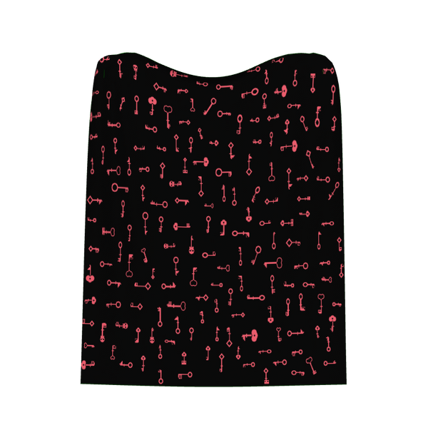 Black & Pink · “Letters Of Marque” Skeleton Keys: Blanket