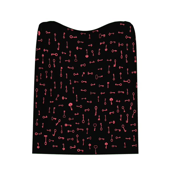 Black & Pink · “Salt And Hash” Skeleton Keys: Blanket