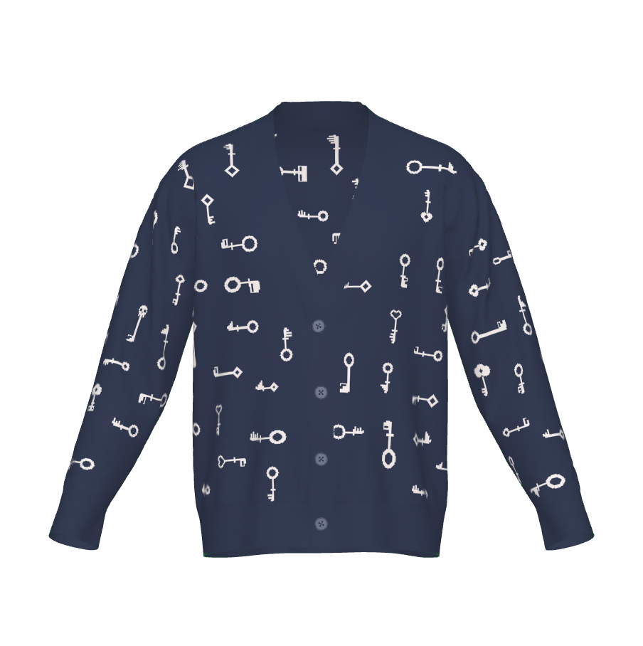 Navy & White|M