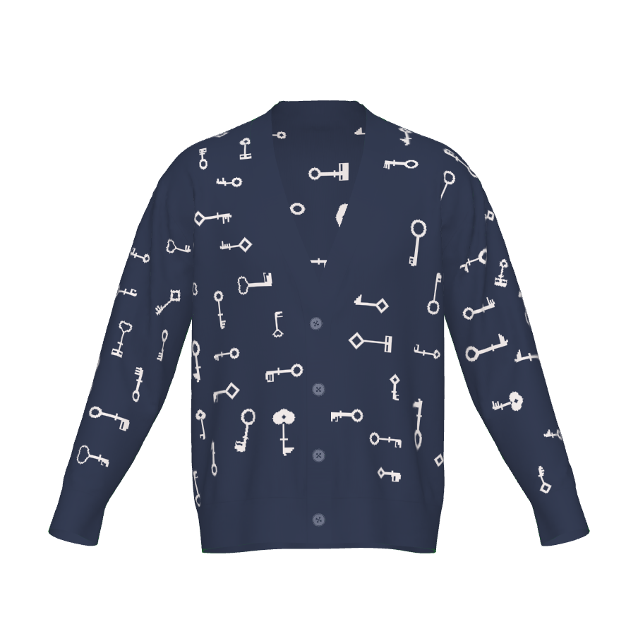 Navy & White|M
