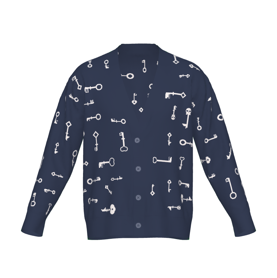 Navy & White|M