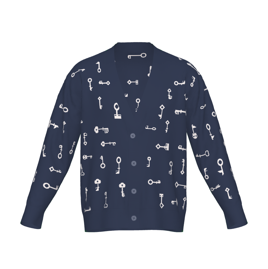 Navy & White|M