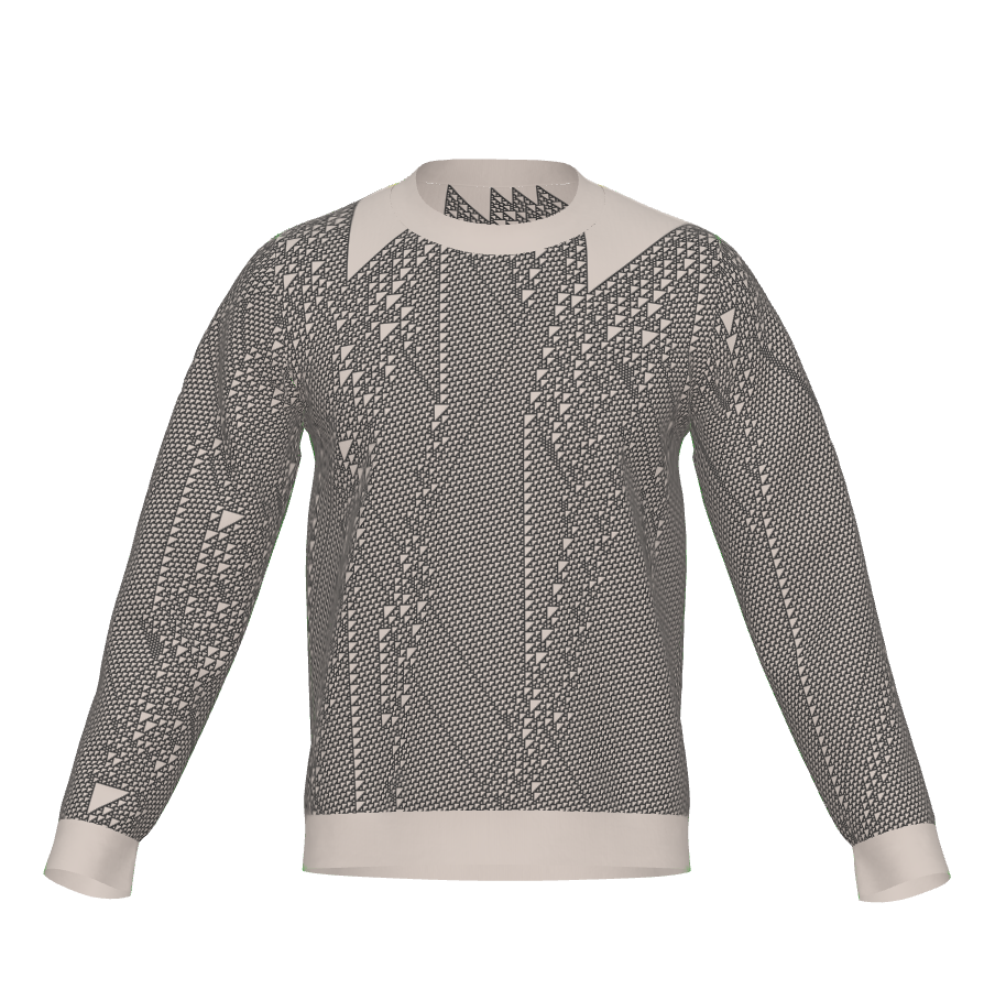 Grey & Cream|M