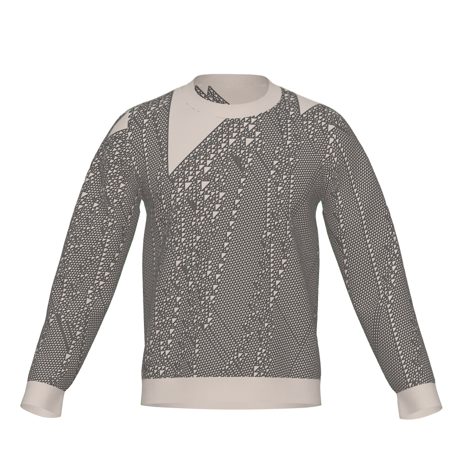 Grey & Cream|M