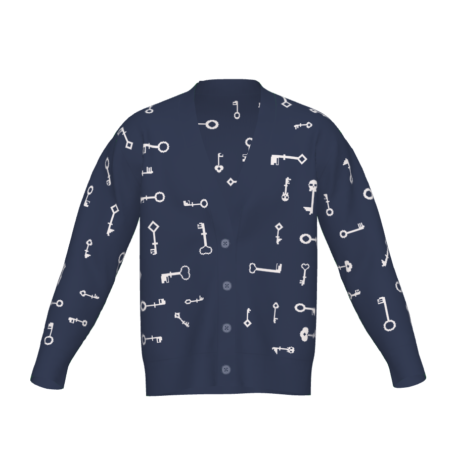 Navy & White|S