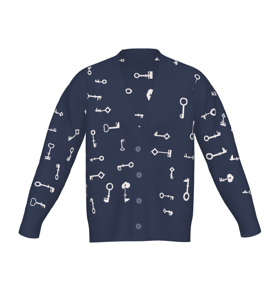 Navy & White|S