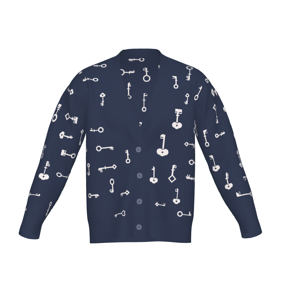 Navy & White|S