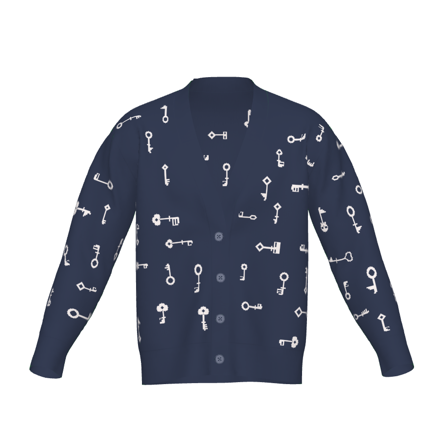 Navy & White|S