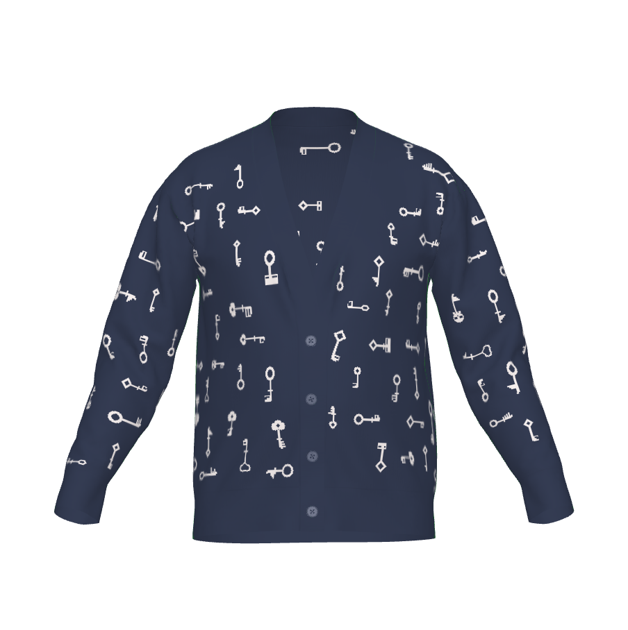 Navy & White|XL