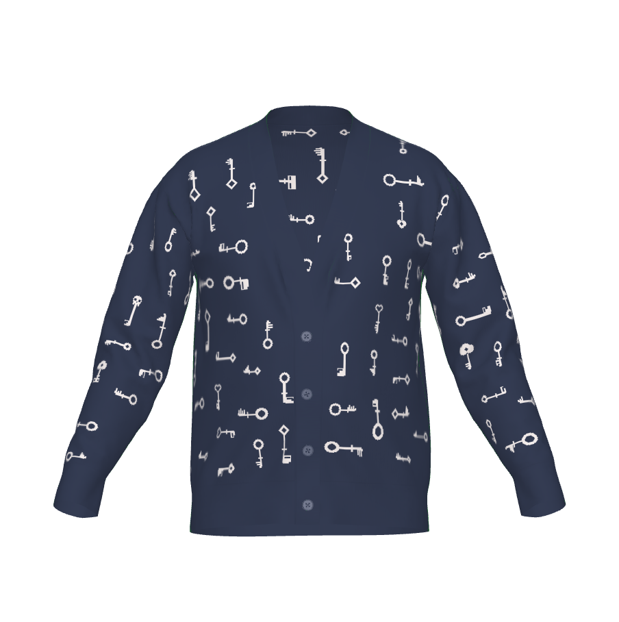 Navy & White|XL