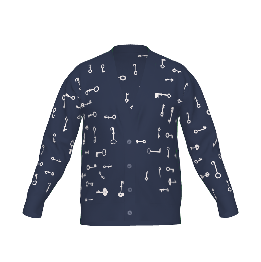 Navy & White|XL