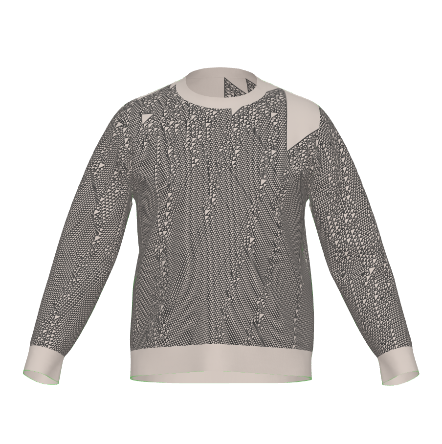 Grey & Cream|XL