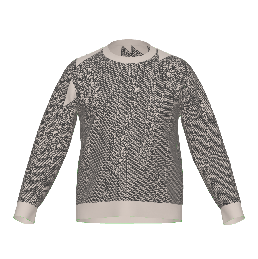 Grey & Cream|XL