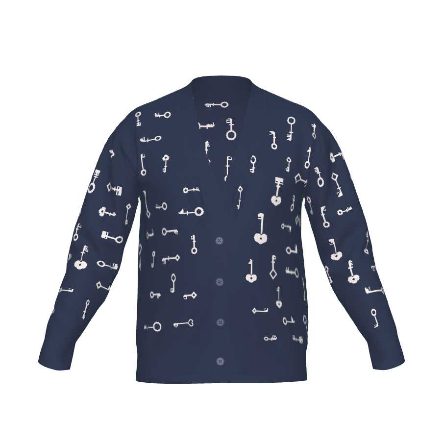 Navy & White|XL