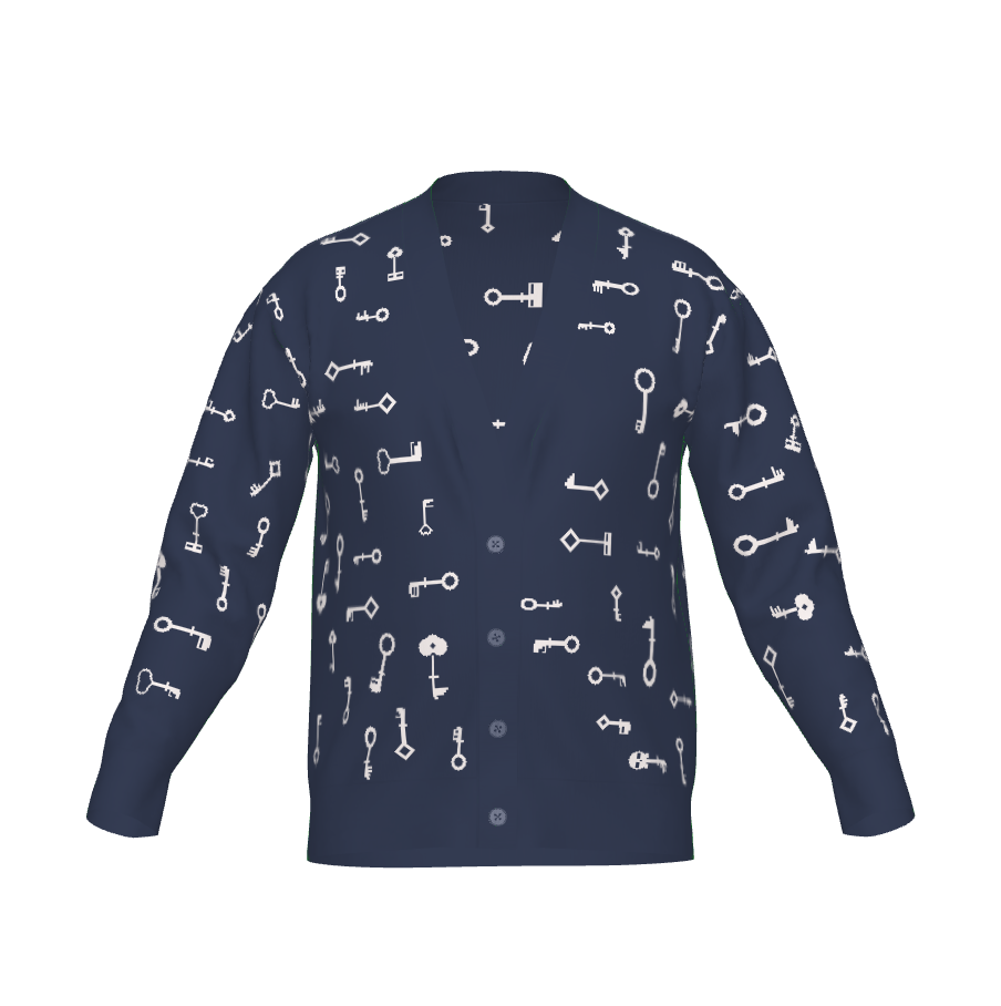 Navy & White|XL
